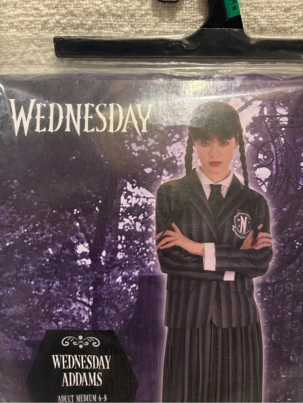 Wednesday Addams - Halloween Cosplay Costume -  Adult size Medium NWT